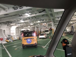 さんふらわあ きりしま 車両甲板