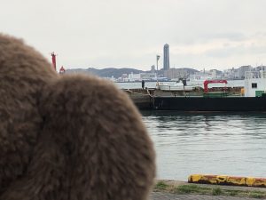 門司港駅から見える海峡ゆめタワー