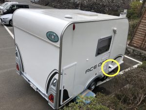 島原城 キャンピングトレーラー左