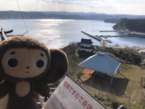 平戸城から見える海の景色