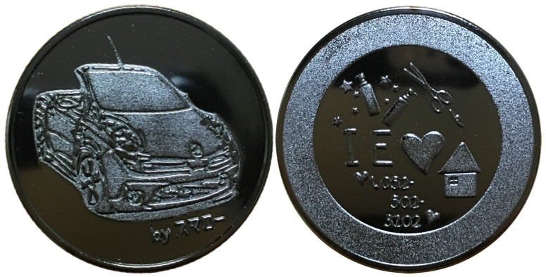 オリジナル記念メダル　黒