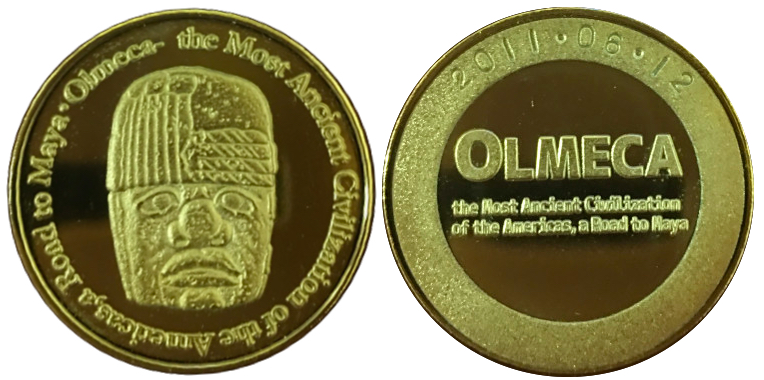 オルメカ展　記念メダル