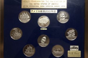 アメリカ建国200年祭　記念メダル　額装