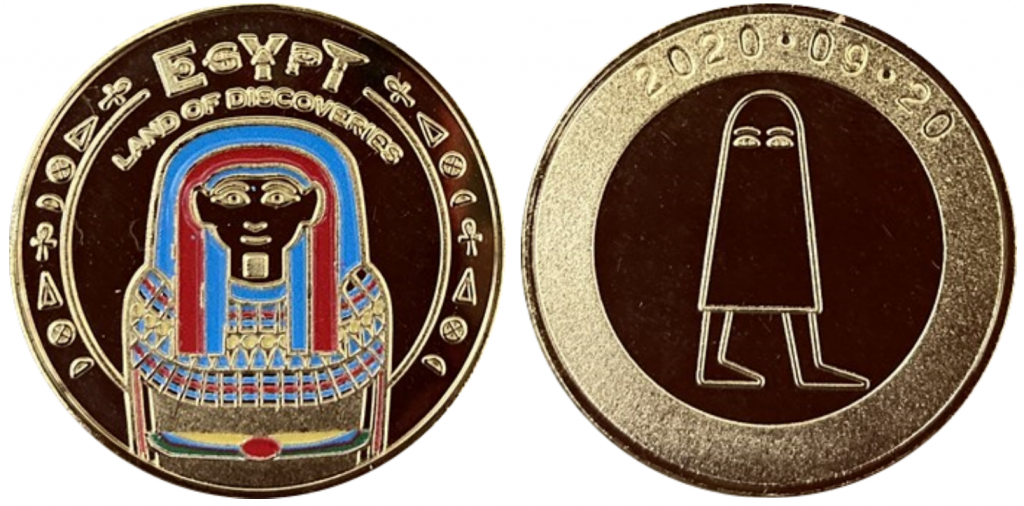 古代エジプト展　記念メダル