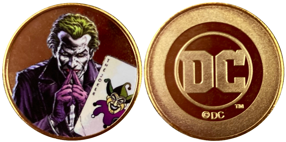 DC展 スーパーヒーローの誕生　記念メダル　ジョーカー