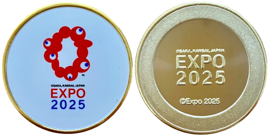 EXPO2025 大阪・関西万博　記念メダル　ロゴ