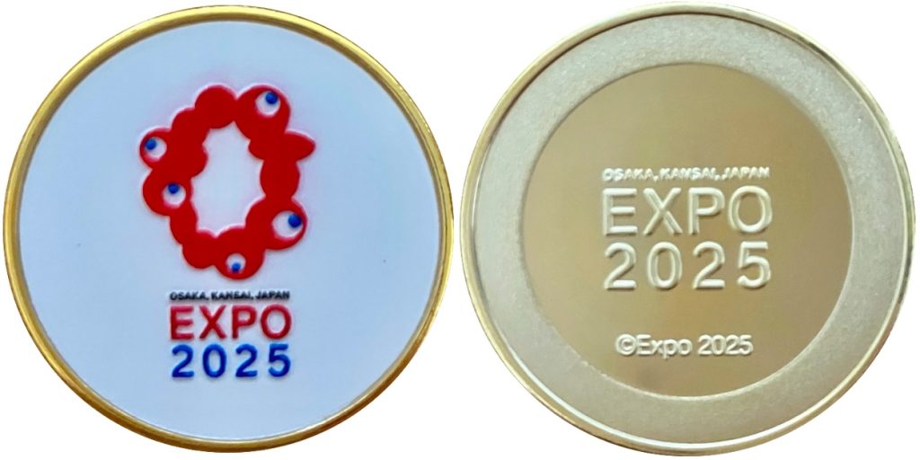 EXPO2025 大阪・関西万博 会場限定記念メダル ロゴ カラー